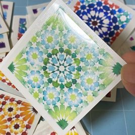 The Mexuar Pattern -Nature – Laminated Sticker -Paperback